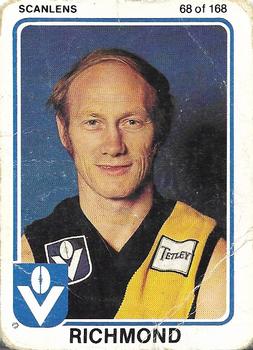 1981 Scanlens VFL #68 Kevin Bartlett Front